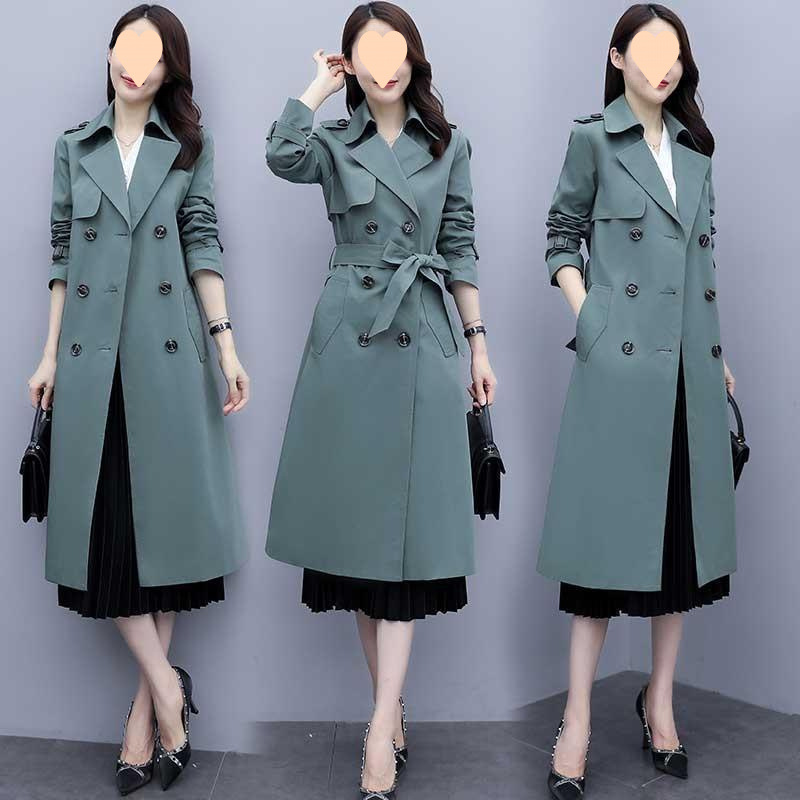 风衣女中长款英伦风2024新款春秋款韩版休闲气质收腰显瘦流行外套