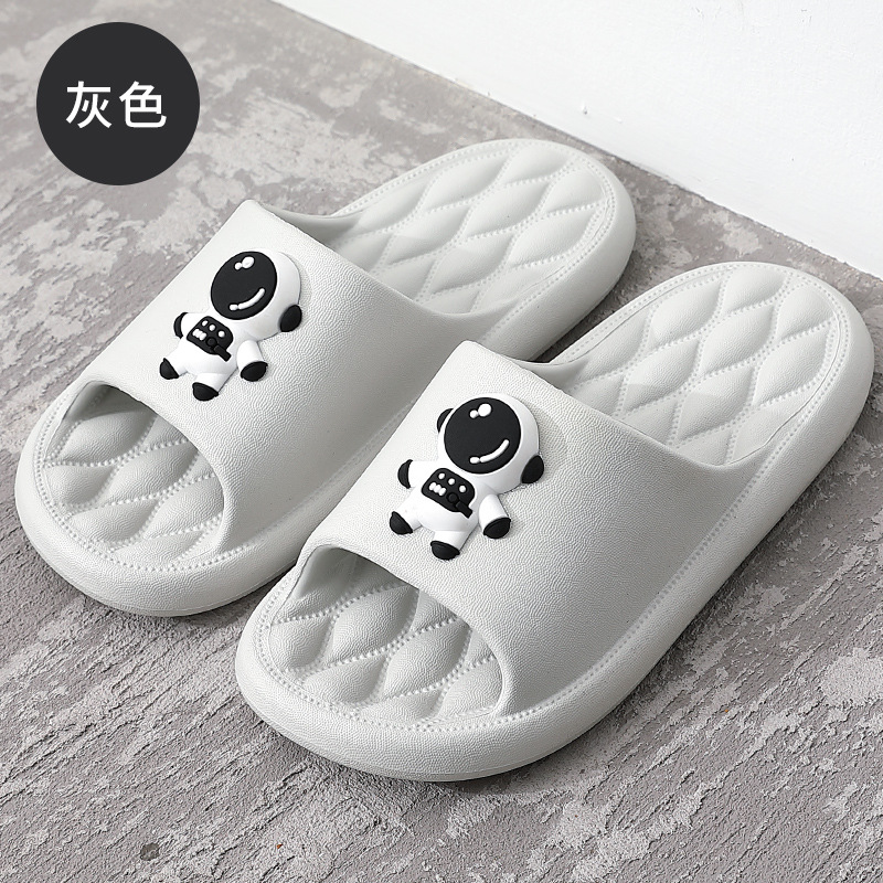 Slippers Men's Home Summer Indoor Home Non-Slip Bathroom Bath Couple Poop Feeling Slippers Outdoor Wear Wholesale Women