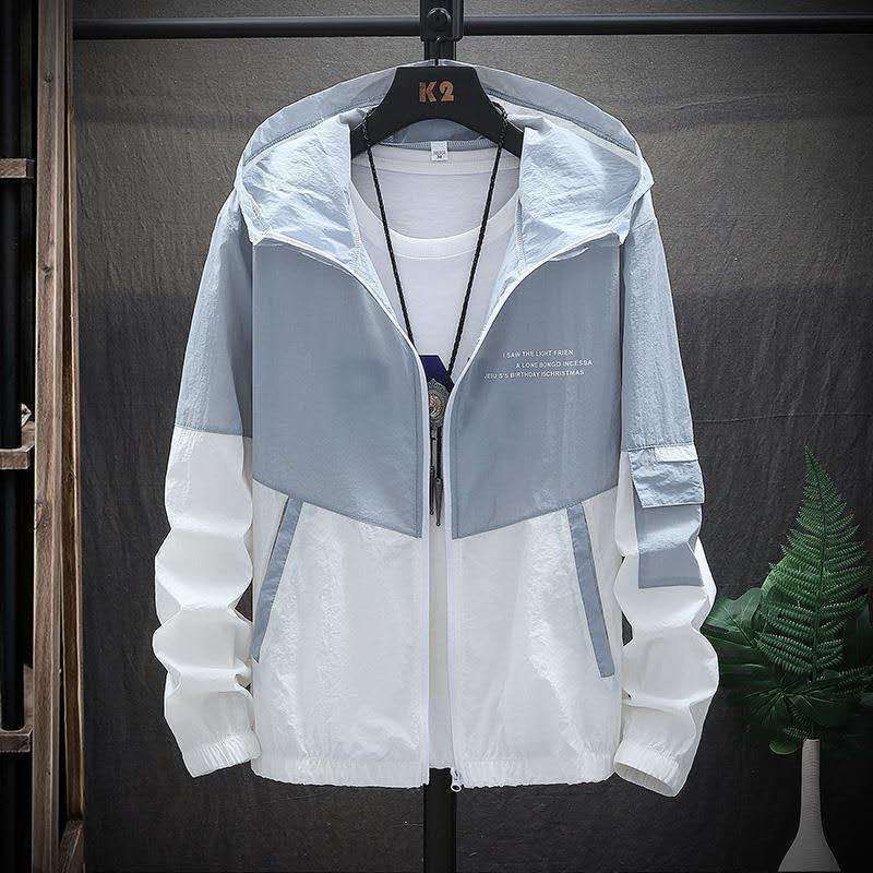 Summer Sun Protective Clothes Men's Women's Hoodie Breathable Skin Trench Coat UV Protection Thin Outdoor Sun-Protective Clothing Exclusive for Fishing