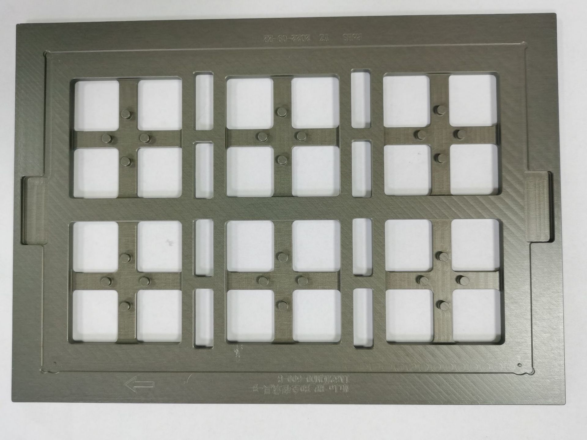 smt铝合金贴片治具硬质氧化过炉载具双面操作夹具设计加工生产厂