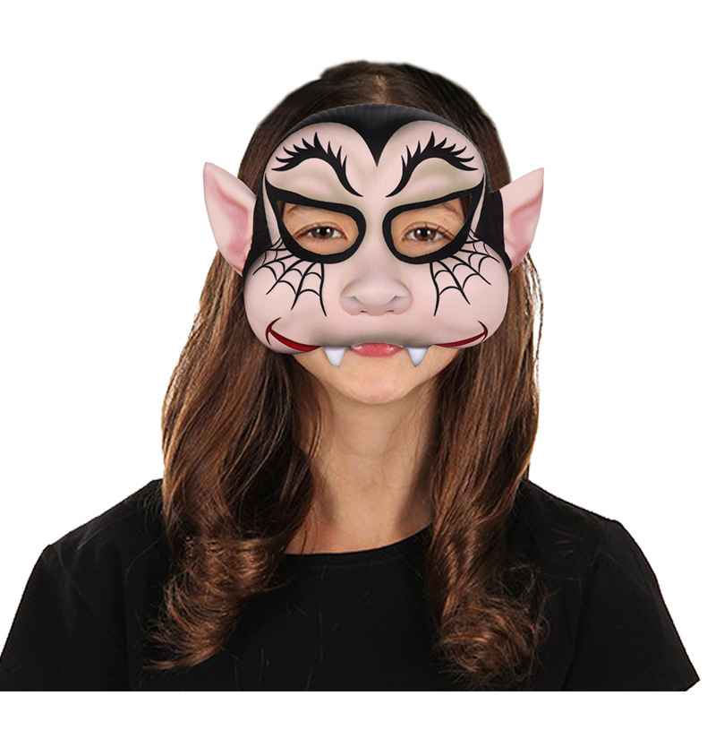 跨境代发万圣节搞怪面具狂欢节派对化妆舞会装饰eva半脸可爱面具