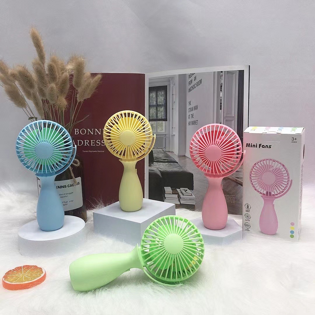 新款简约圆头手持口袋风扇 迷你充电usb电风扇小电扇支持logo印制采购