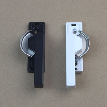 0L36批发加厚款  铝合金塑钢门窗月牙锁 推拉窗户锁扣 搭扣锁平移