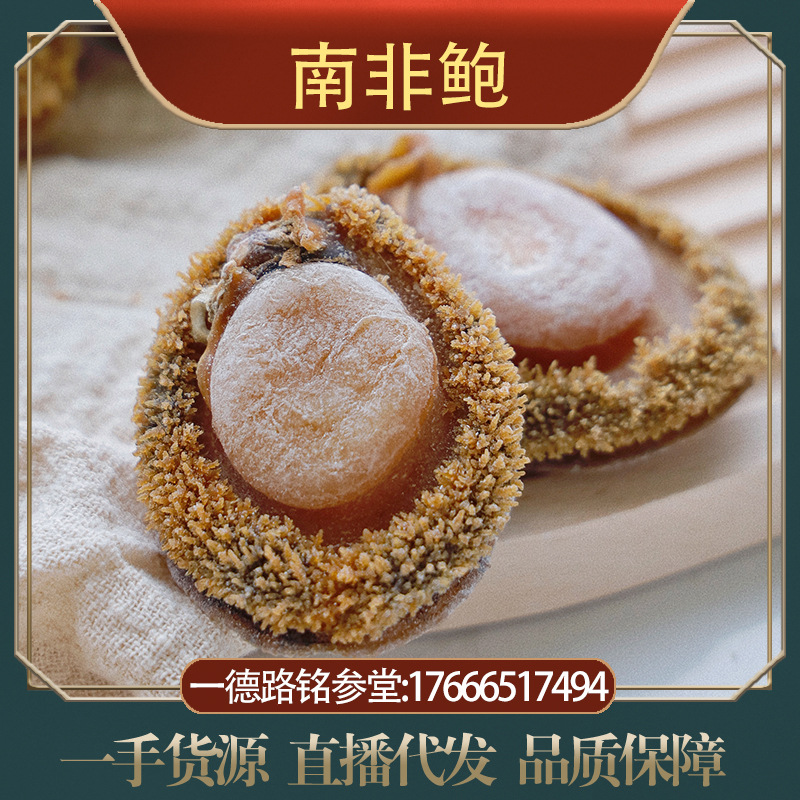 一德路海参鲍鱼海味干货批发精选南飞糖心鲍鱼13-15头自用商用