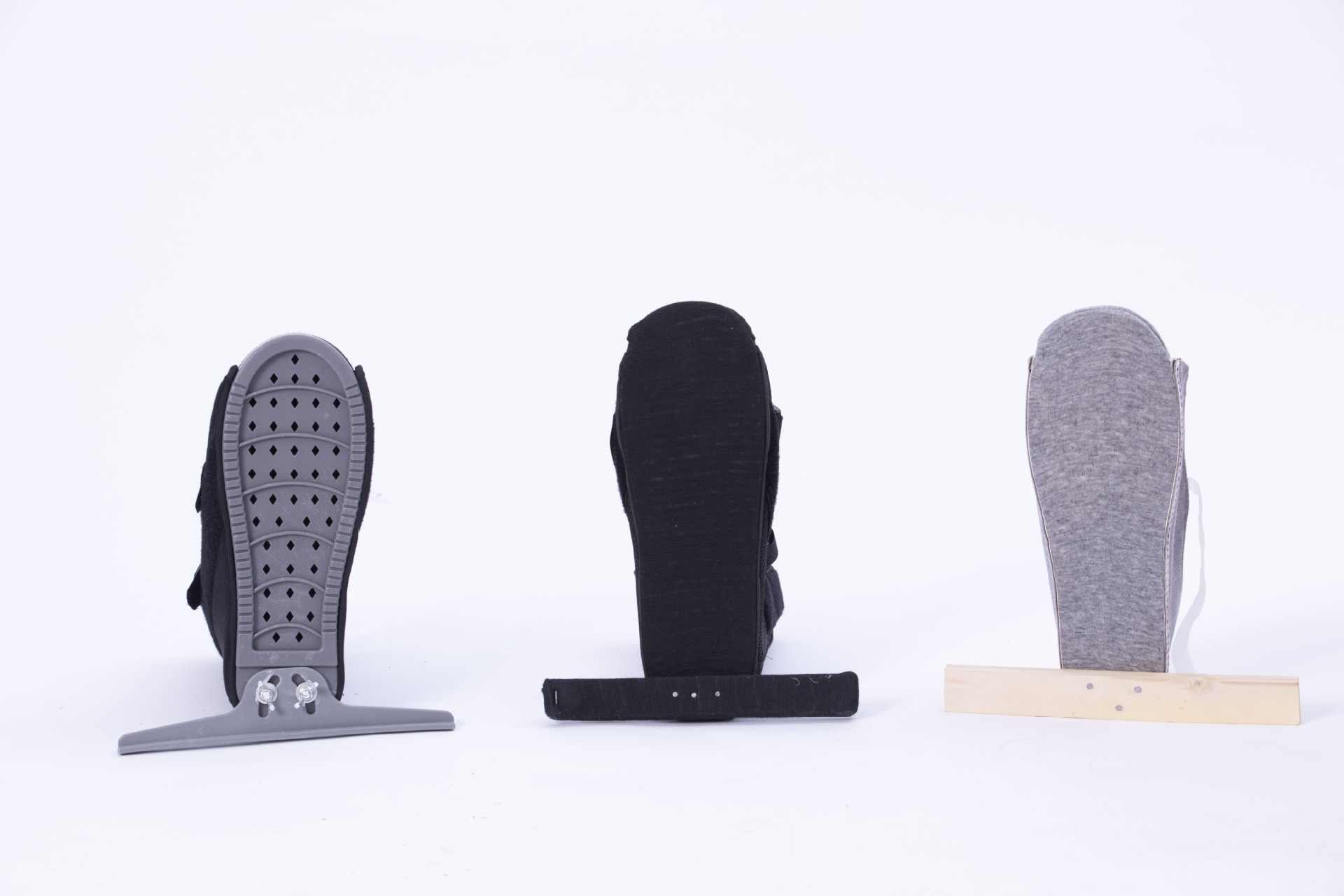 固定丁字木板鞋 骨科康复脚踝固定丁字矫正鞋 足下垂支具防旋鞋