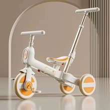 凤凰三轮车儿童1-3岁脚踏车宝宝轻便可折叠平衡自行车遛娃手推车