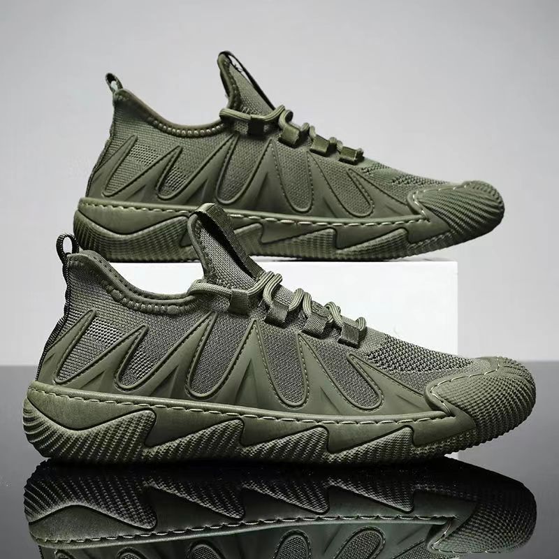 2023 Autumn New Men's Outdoor Work Shoes Breathable Casual Sneaker Youth Student Trendy Men's Shoes Wholesale