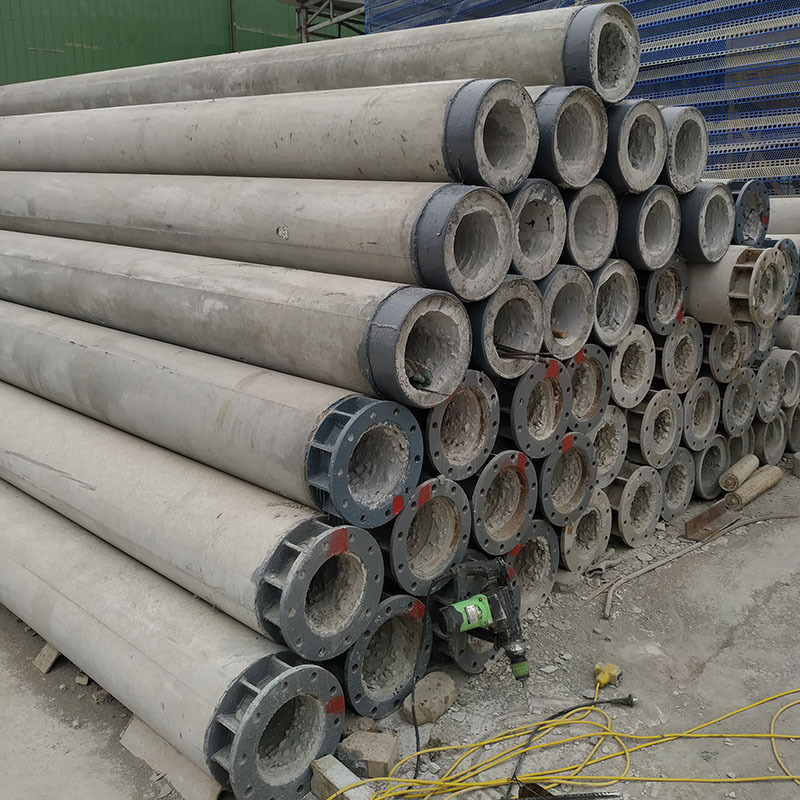 7米法兰组装电线杆厂 钢筋混凝土水泥电线杆高压线电线杆