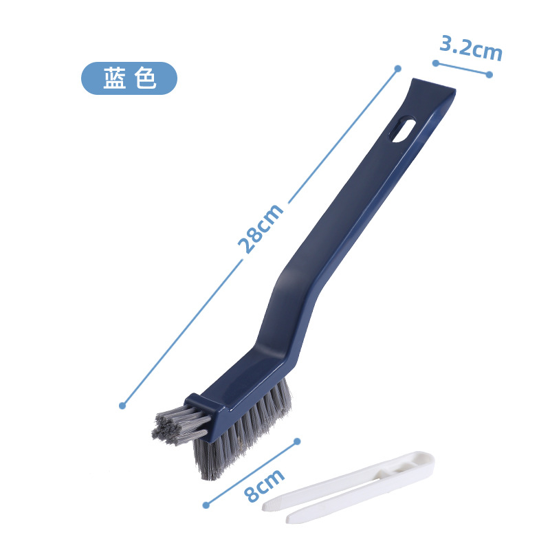 V-Type Bathroom Gap Brush Household Multifunctional Brush Bathroom Floor Brush Floor Brush Cleaning Scrubbing Brush Brick Floor