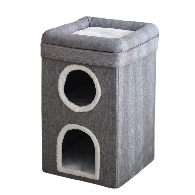 Amazon Cross-Border Factory Pet Bed Doghouse Cathouse Folding Pet Room Pet Delivery Room Pet Villa Pet Bed