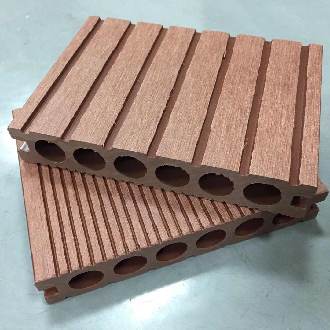 现货供应 户外pe塑木地板 室外亲水平台 栈道 公园绿道sl140h25b