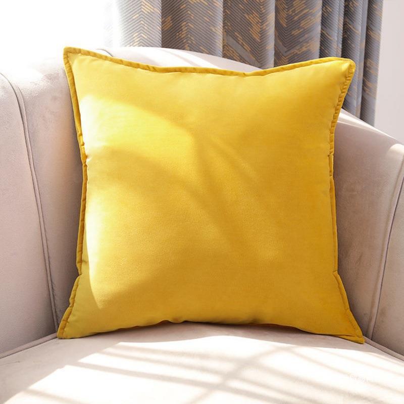 Pillow Modern Minimalist Sofa Cushion Cover Living Room Good Things Office Lumbar Cushion without Core Large Backrest