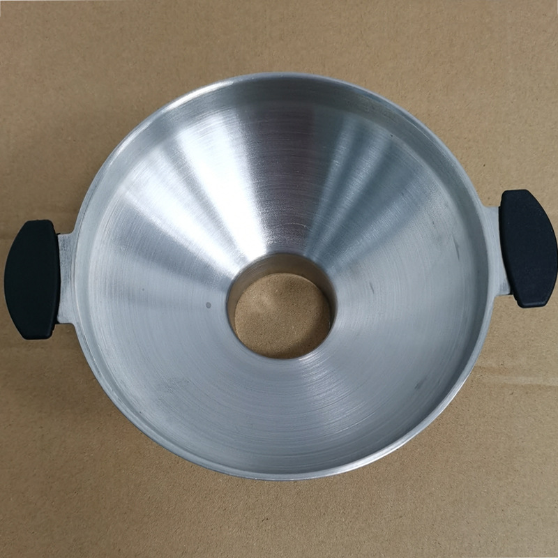 不锈钢304大口径漏斗宽口漏斗沙律酱大口径漏斗果酱漏斗油漏酒漏