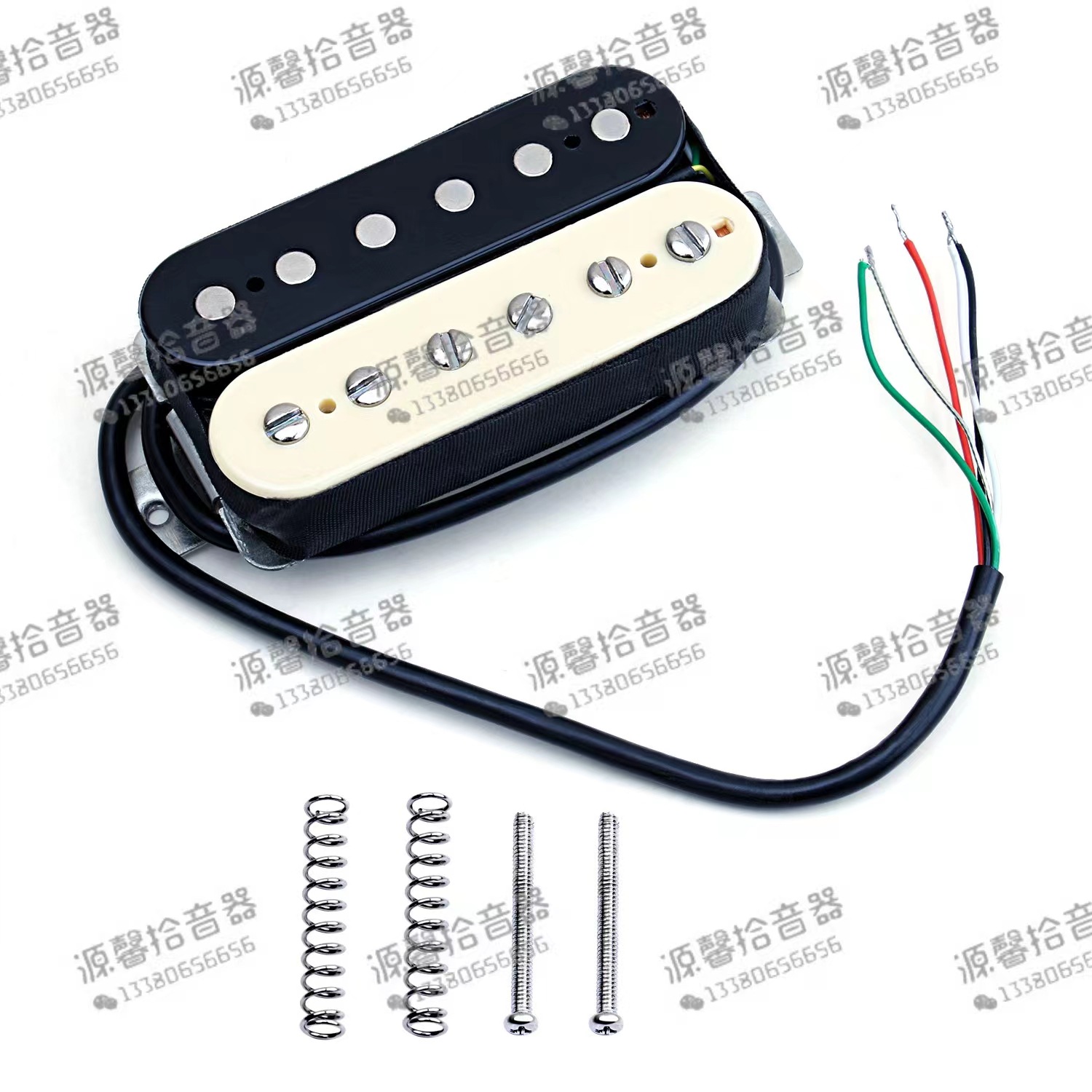 lp电吉他双线圈拾音器eq均衡器斑马色厂家批发-阿里巴巴