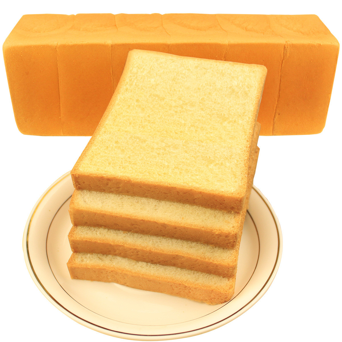 原味全麦吐司切片面包三明治商用学生营养早餐代餐糕点即食零食品