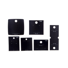 黑色饰品纸卡NYU韩版首饰耳环项链发夹卡包装卡片925银针logo设计