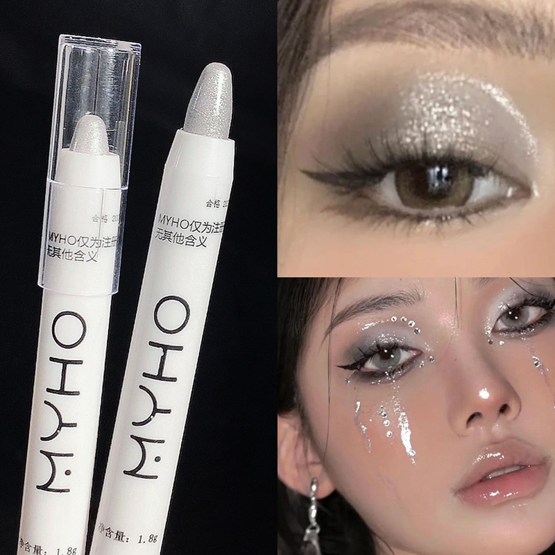 Finishing Touch ~ 608 Highlight Stick Same Style Eye Head Brightening Eye Shadow Pen Flash Eyeliner Pen 604 Matte White Pearl