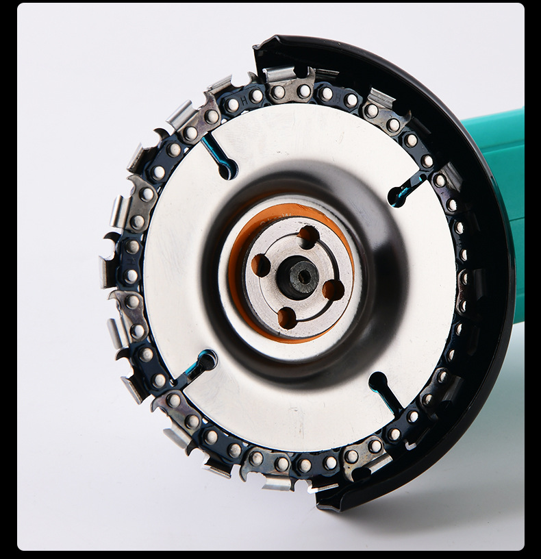 厂家直营角磨机链条盘硬质合金链条锯片木工一槽切割链条锯盘