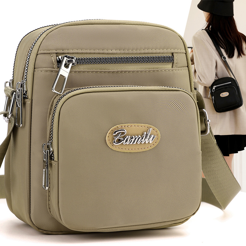 new women‘s bag fashion nylon cloth printed bag casual pouch shoulder messenger bag