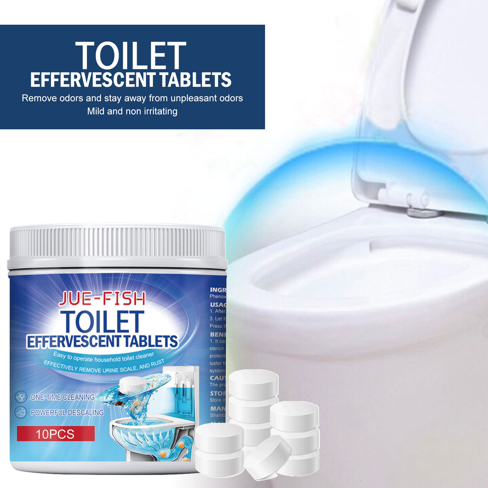 Jue-Fish Toilet Effervescent Tablets