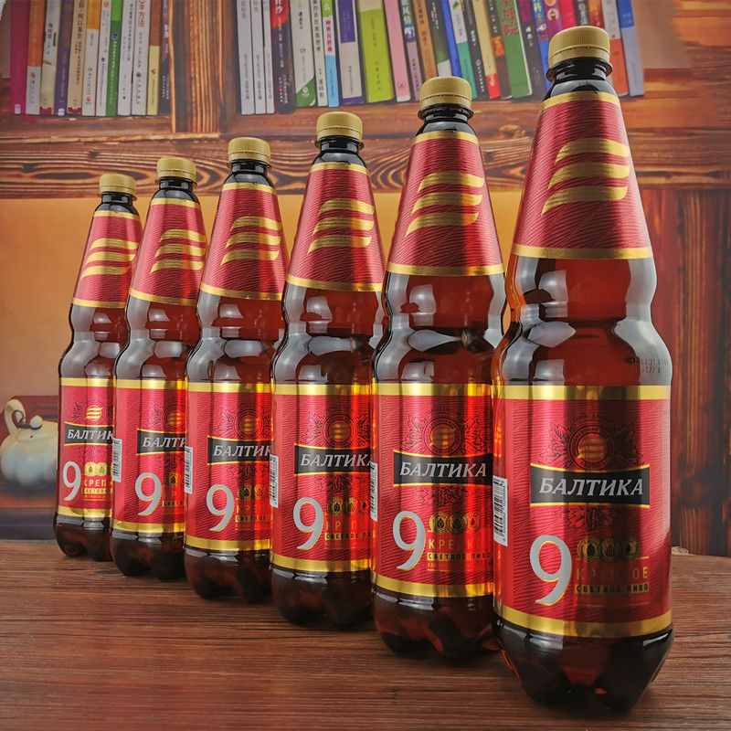 1300*6桶俄罗斯原装高度黄啤酒9号高度烈性度精酿