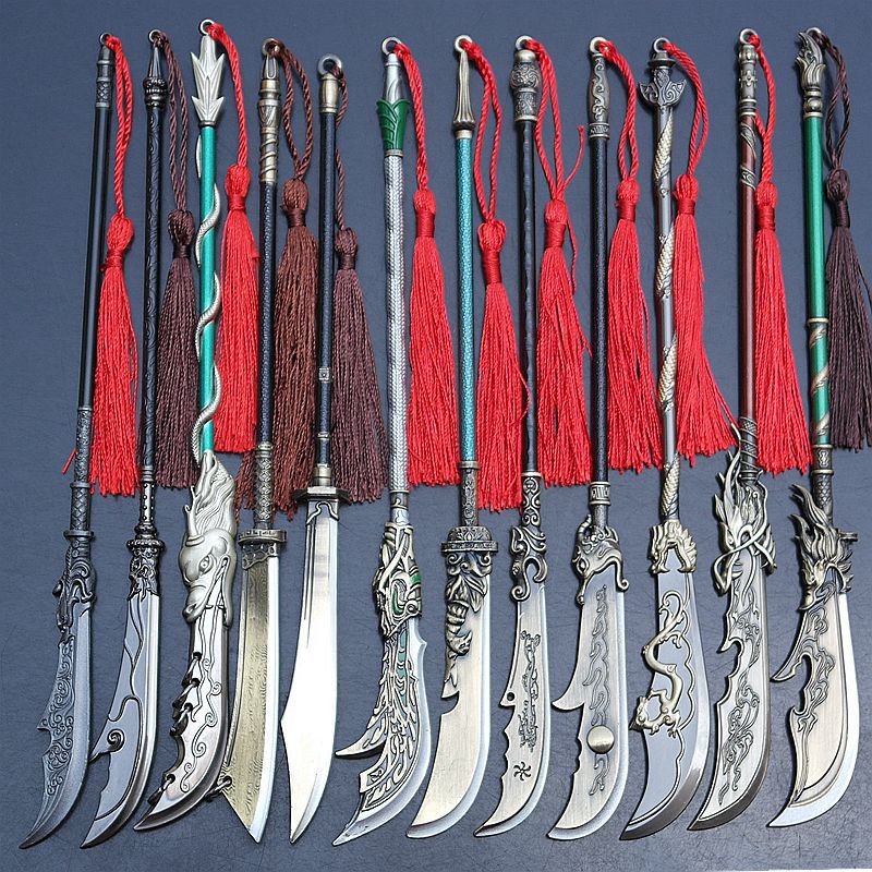 三国英雄卧龙关羽关云长青龙偃月刀关胜杨业颜良穆桂英刀武器模型