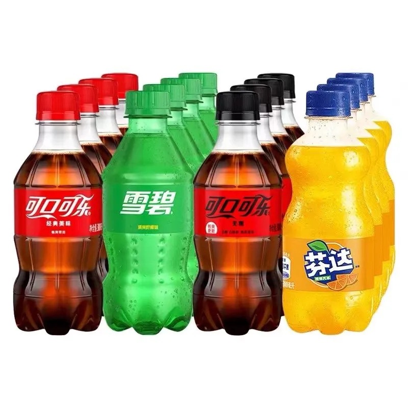可口可乐百事可乐瓶装300ml迷你碳酸饮料雪碧芬达七喜美年达汽水