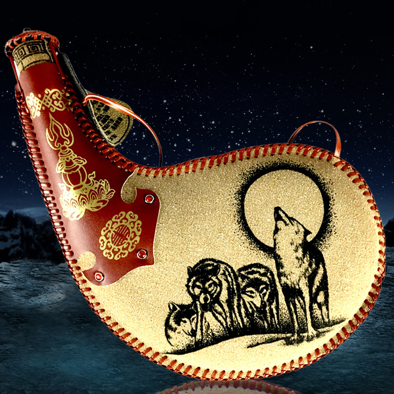 正宗马奶酒38度450ml皮囊酒酒壶蒙古奶酒内蒙特产闷倒驴奶味白酒