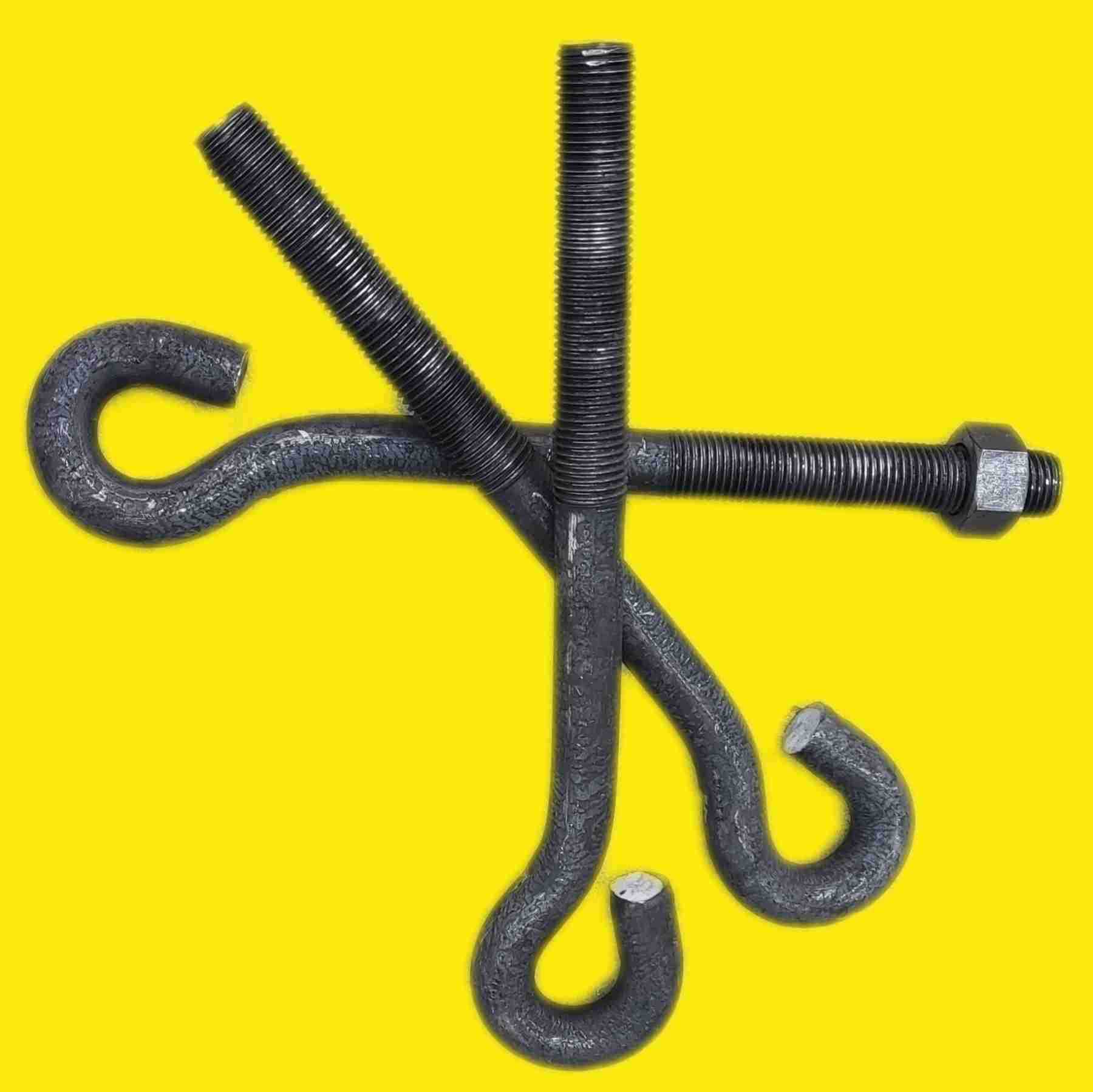 地脚螺栓预埋螺栓l型7字9字型地脚螺丝锚板地脚m12m16m20 m24m30