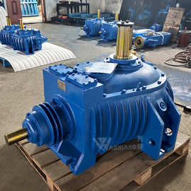 卧式风机齿轮箱 高速重载冷却塔减速机 二级传动机械结构