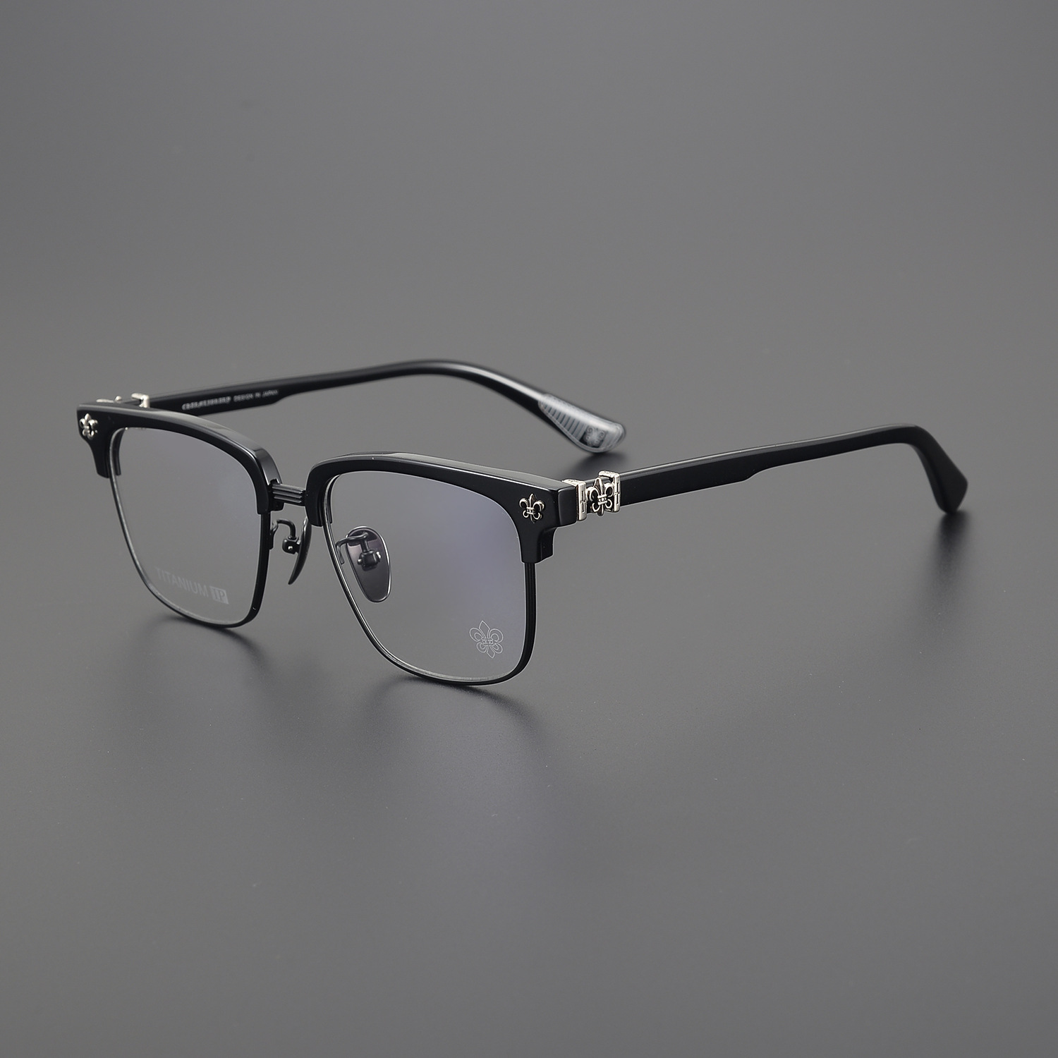 深圳潮百搭眼镜框复古个性钛架超轻时尚大框眼镜架可配近视ch8084