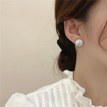 【HHBABY】巨好看!韩国进口 轻奢珍珠耳环珠光泽感气质百搭耳钉