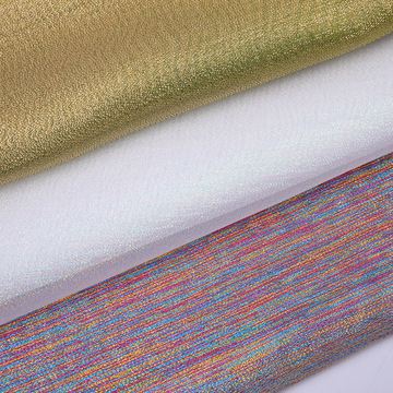 现货供应印度纱金银丝舞台妆圣诞装饰布格利特鞋材面料头饰欧根纱