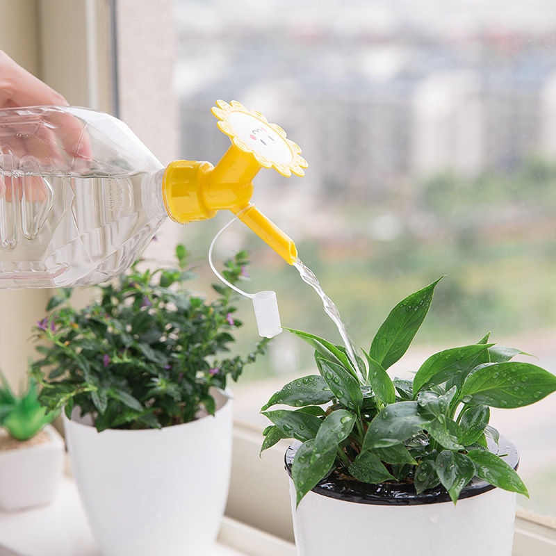 卡通创意花洒双面头浇花器家用迷你洒水头园艺养花工具两用浇水器