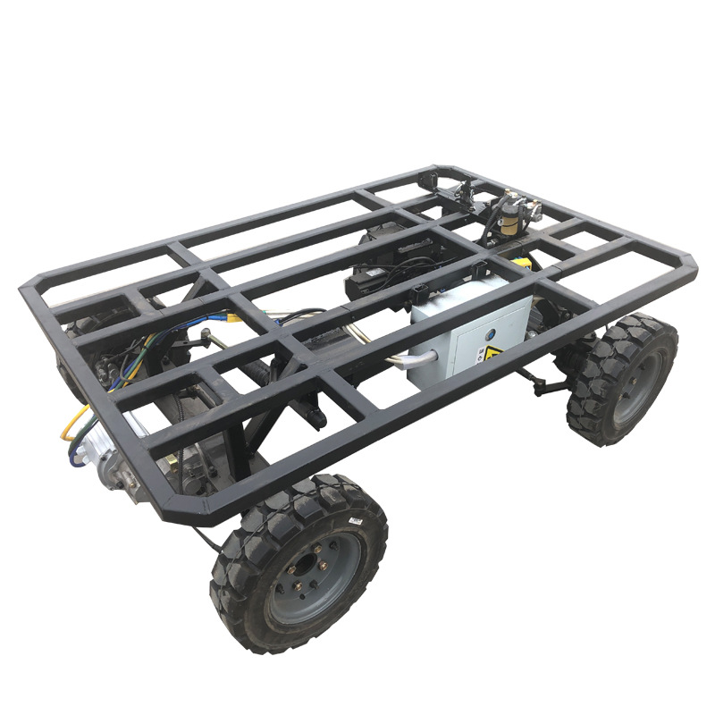 四驱线控底盘特种车底盘遥控底盘车架巡游花车底盘电动车线控底盘