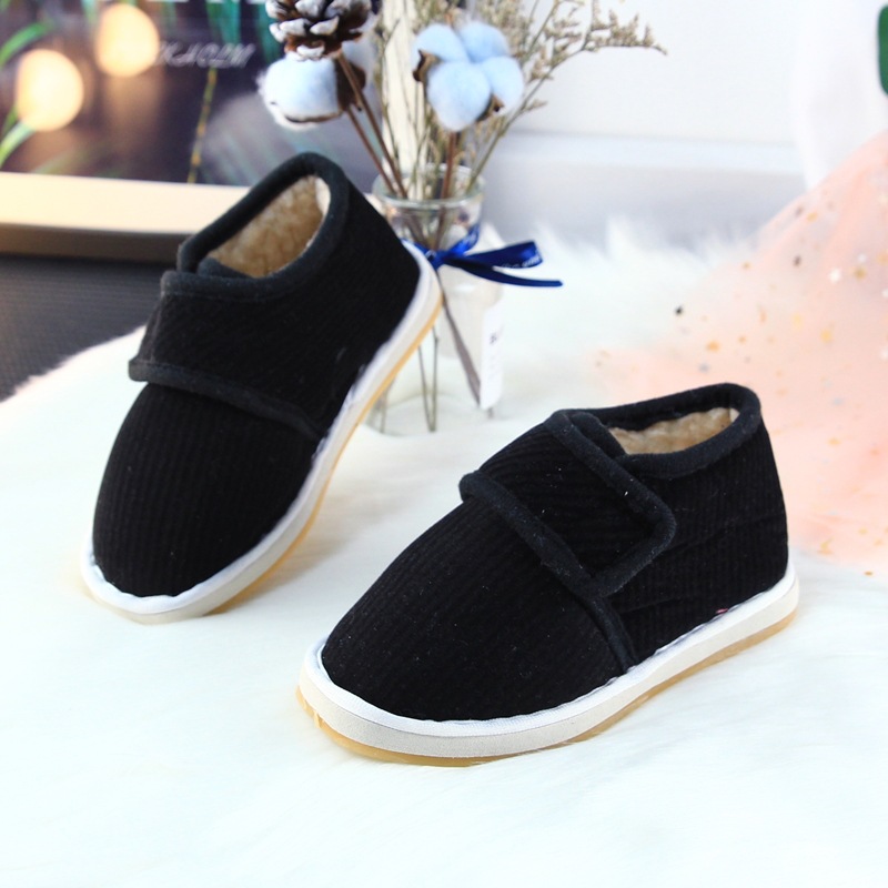 男宝二棉鞋软底小女孩幼童老式儿童小童宝宝手工棉鞋保暖冬季加绒