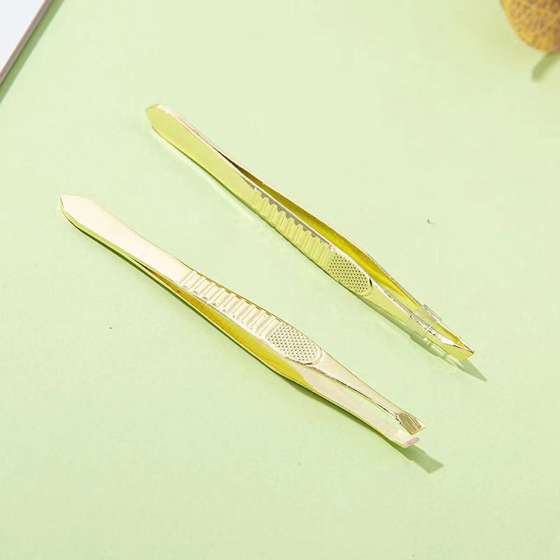 眉夹镊子眉毛夹修眉夹眉钳拔毛钳假睫毛夹子胡须镊子汗毛夹2元店