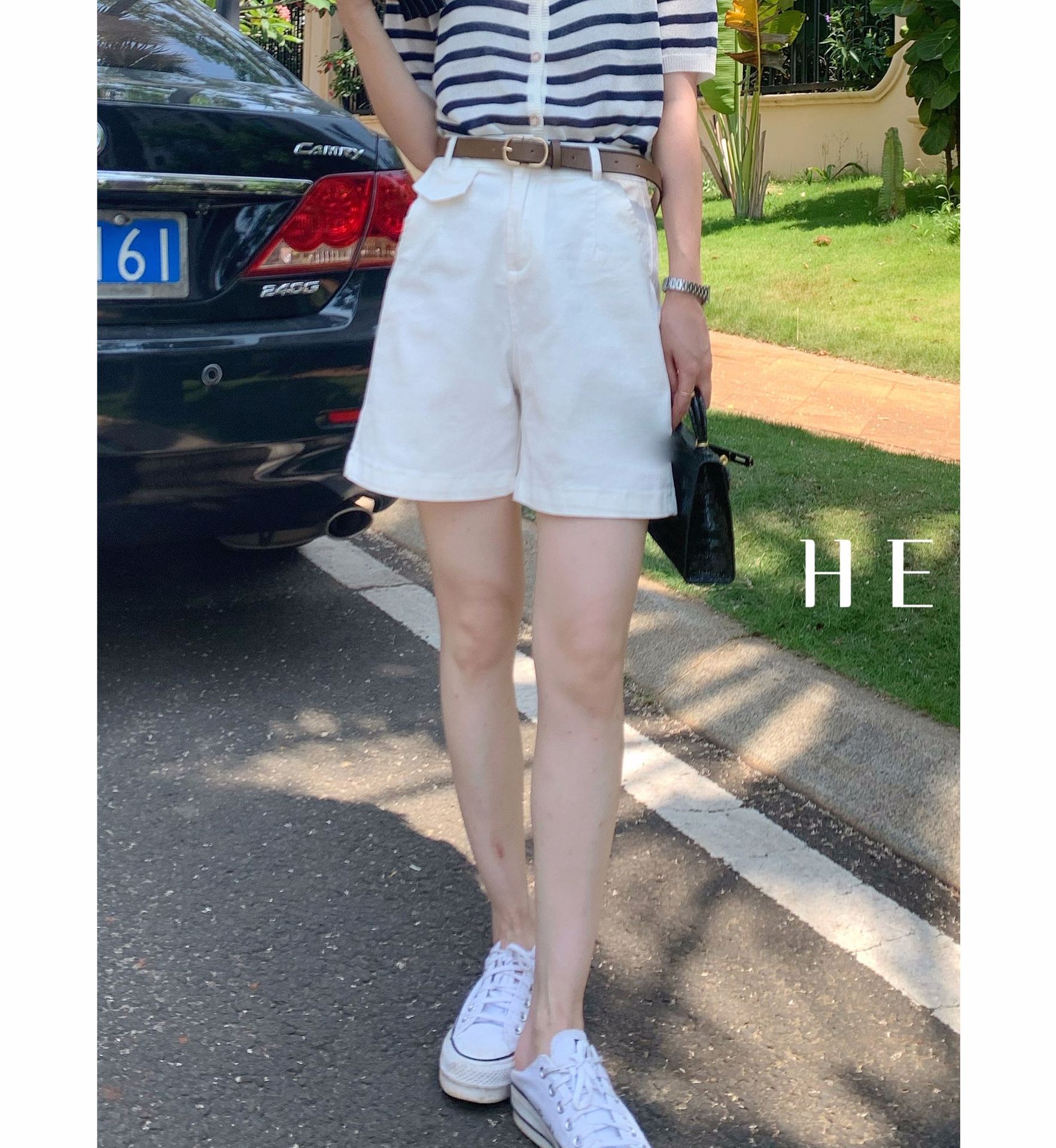 不挑腿型 针织舒尔棉高腰宽松显瘦休闲运动裤阔腿短裤女￥105.