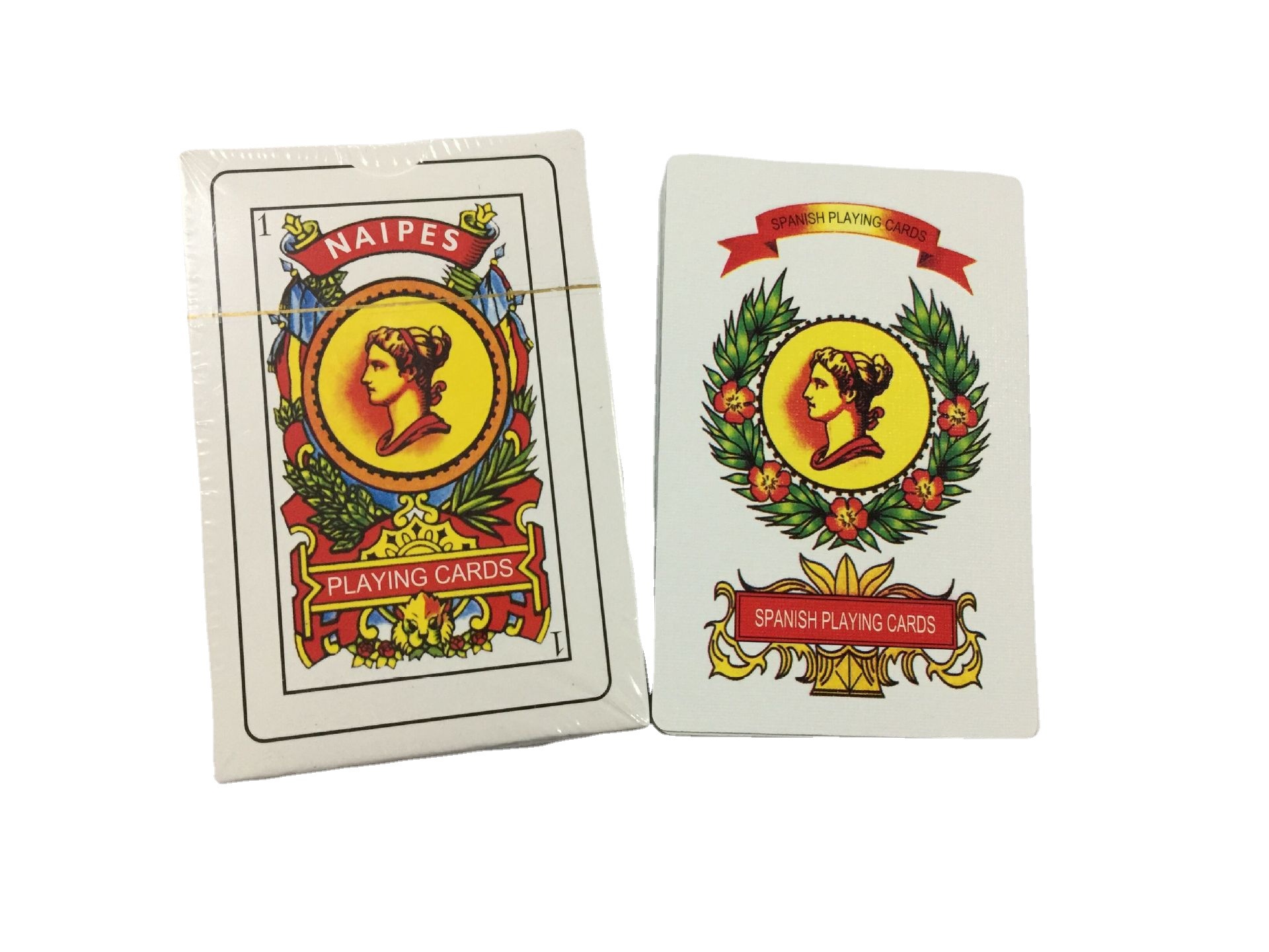 Manufacturers Supply Spanish Poker Customized, Foreign Trade Poker, Black Heart Paper, Queen 50 Cards