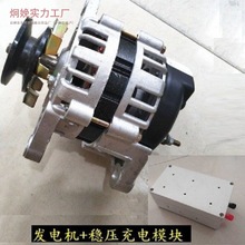 2000瓦12V24V14V28V36V48V60V72V伏纯铜线大功率永磁直流发电机