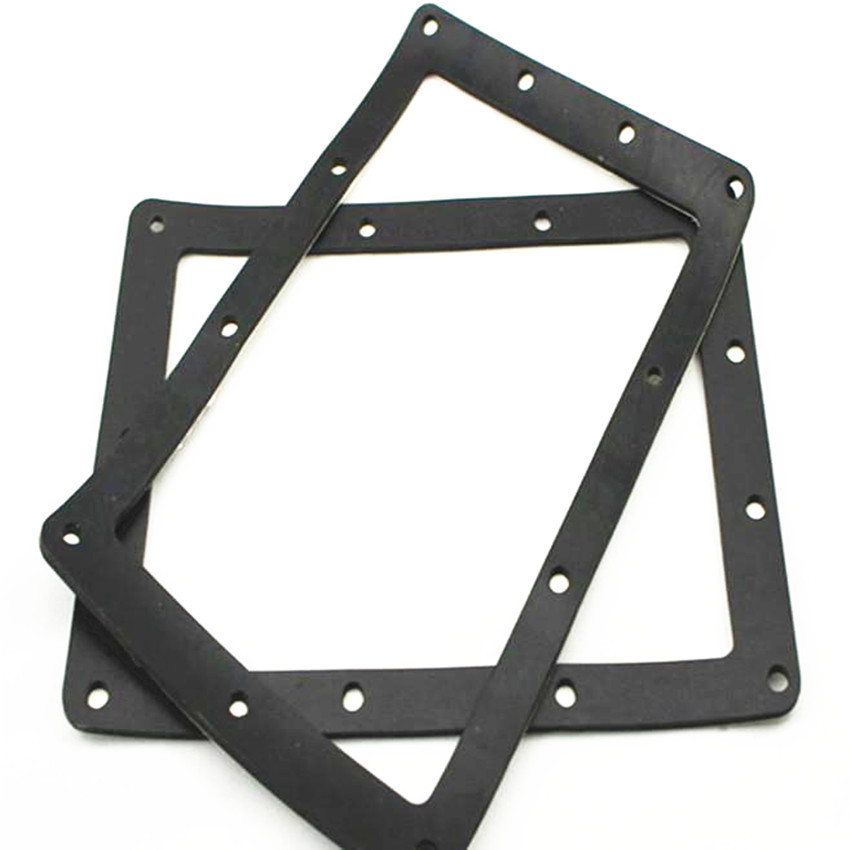 新风机铁皮风管法兰接头用带胶橡胶海绵密封垫