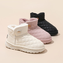 女童雪地靴2023年新款冬季加绒加厚女宝面包鞋儿童保暖男童棉鞋子