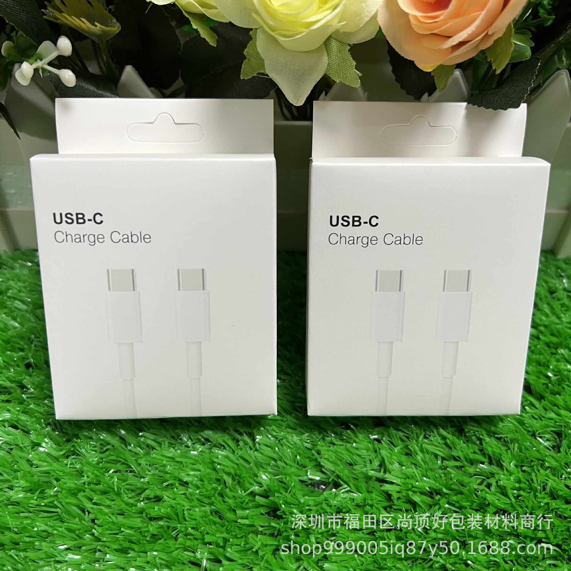 双type-c数据线中性包装盒 适用于type-c to type-c数据线包装盒