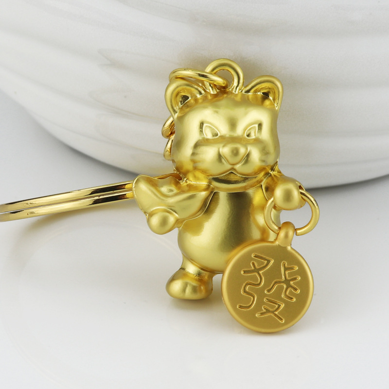 Factory Supply Twelve Zodiac Keychain Pendant Customized Year of Fate Mascot Pendant New Year Gift Souvenir
