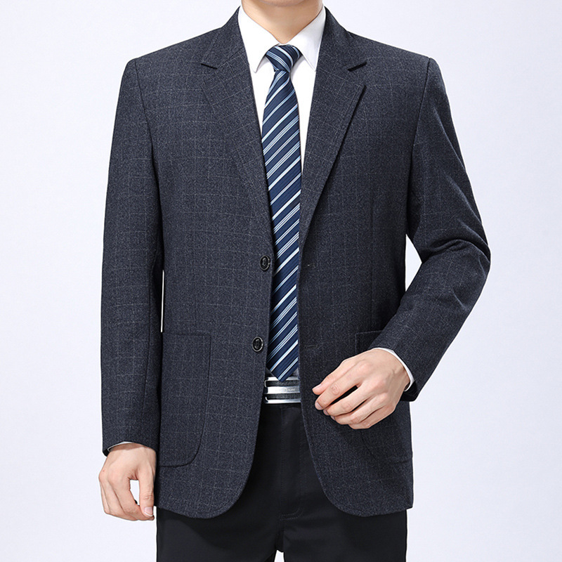 品牌花公子男士单西商务休闲高档中年爸爸装时尚婚庆西装外套男装