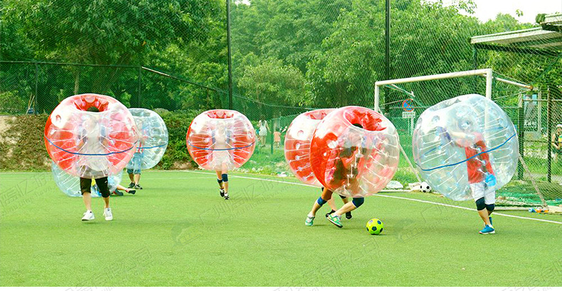 户外成人充气碰碰球草地儿童碰撞球透明网红趣味运动道具泡泡足球