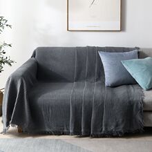 四季纯色沙发巾防猫抓沙发布全盖布简约双人网红防尘罩沙发毯