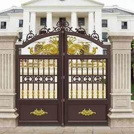 石雕大理石欧式门柱一对庭院别墅小区门口围墙罗马柱石材柱子摆件