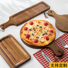 批发厂家牛排木盘面包蛋糕寿司比萨披萨木托盘西餐切板木板托木盘