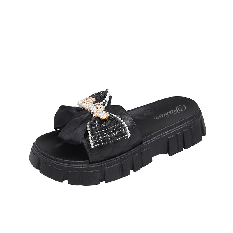 Summer New Women's Slippers Outdoor Wear Work Commuting Fashion Trendy Platform Non-Slip Slippers Women's One-Strap Sandals